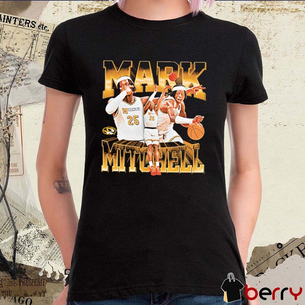 2026 Mizzou Tigers NIL Mark Mitchell Basketball Player t-shirt