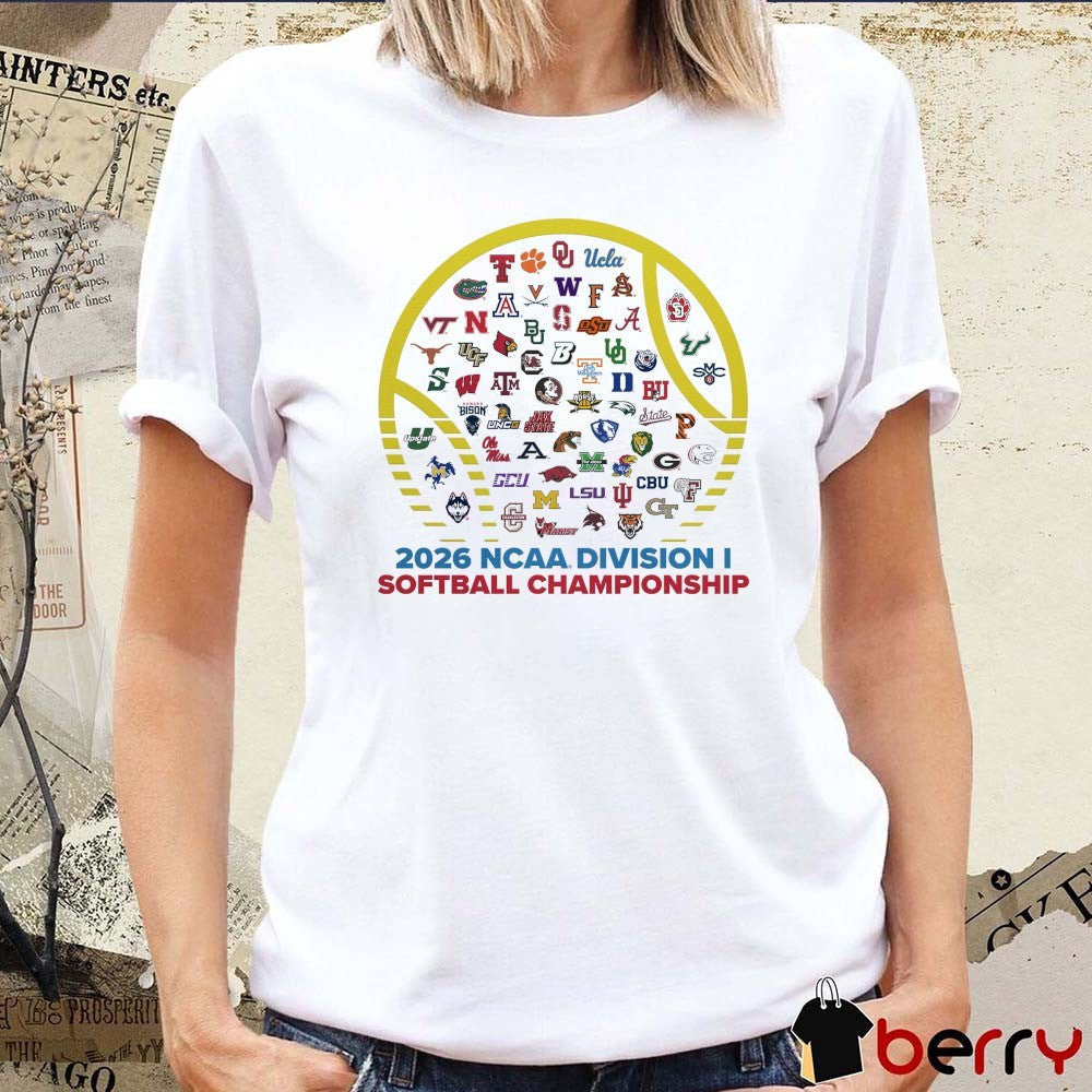 2026 NCAA Division I Softball Women’s College World Series First Base Finesse All Teams t-shirt