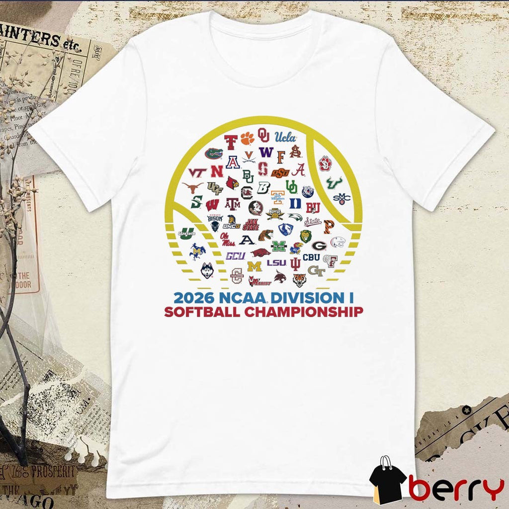 2026 NCAA Division I Softball Women’s College World Series First Base Finesse All Teams t-shirt