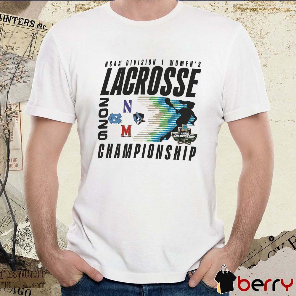 2026 NCAA Division I Women’s Lacrosse Championship Teams Logos t-shirt