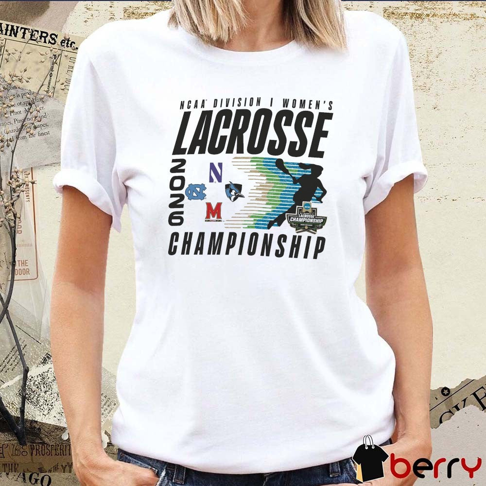 2026 NCAA Division I Women’s Lacrosse Championship Teams Logos t-shirt