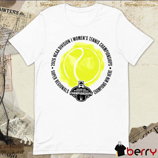 2026 NCAA Division I Women’sTennis Super Regionals Championships Logo t-shirt