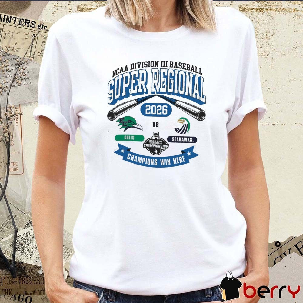 2026 NCAA Division III Baseball Super Regional Salve Regina Gulls Vs Seahawks t-shirt