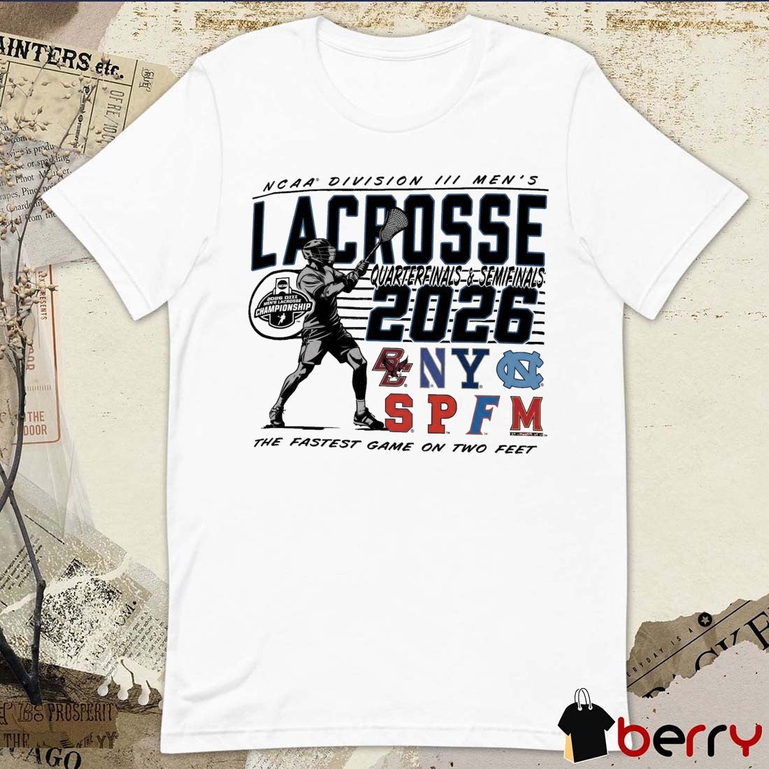 2026 NCAA Division III Men’s Lacrosse Championship quarterfinals and semifinals Charlottesville, VA The Fastest Game On Two Feet t-shirt