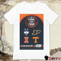2026 NCAA Men’s Basketball Final Four Indianapolis UConn Purdue Illinois and Tennessee Poster t-shirt