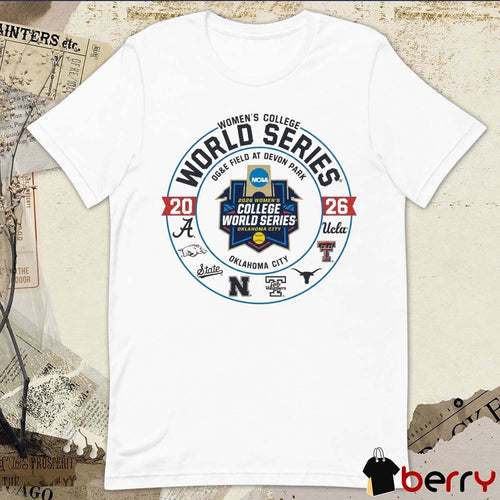 2026 NCAA Women’s College World Series OG&E Field At Devon Park 8 Team Logos t-shirt