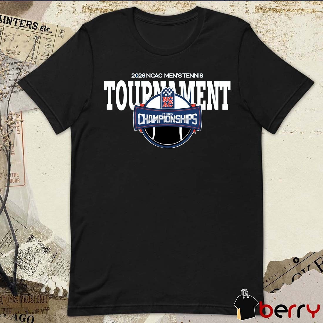 2026 NCAC Men’s Tennis Tournament Championships t-shirt