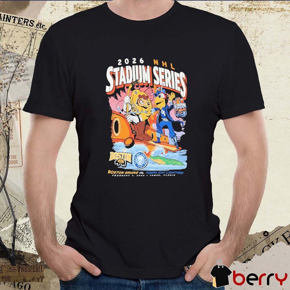2026 NHL Stadium Series Boston Bruins Vs Tampa Bay Lightning February 1 2026 t-shirt