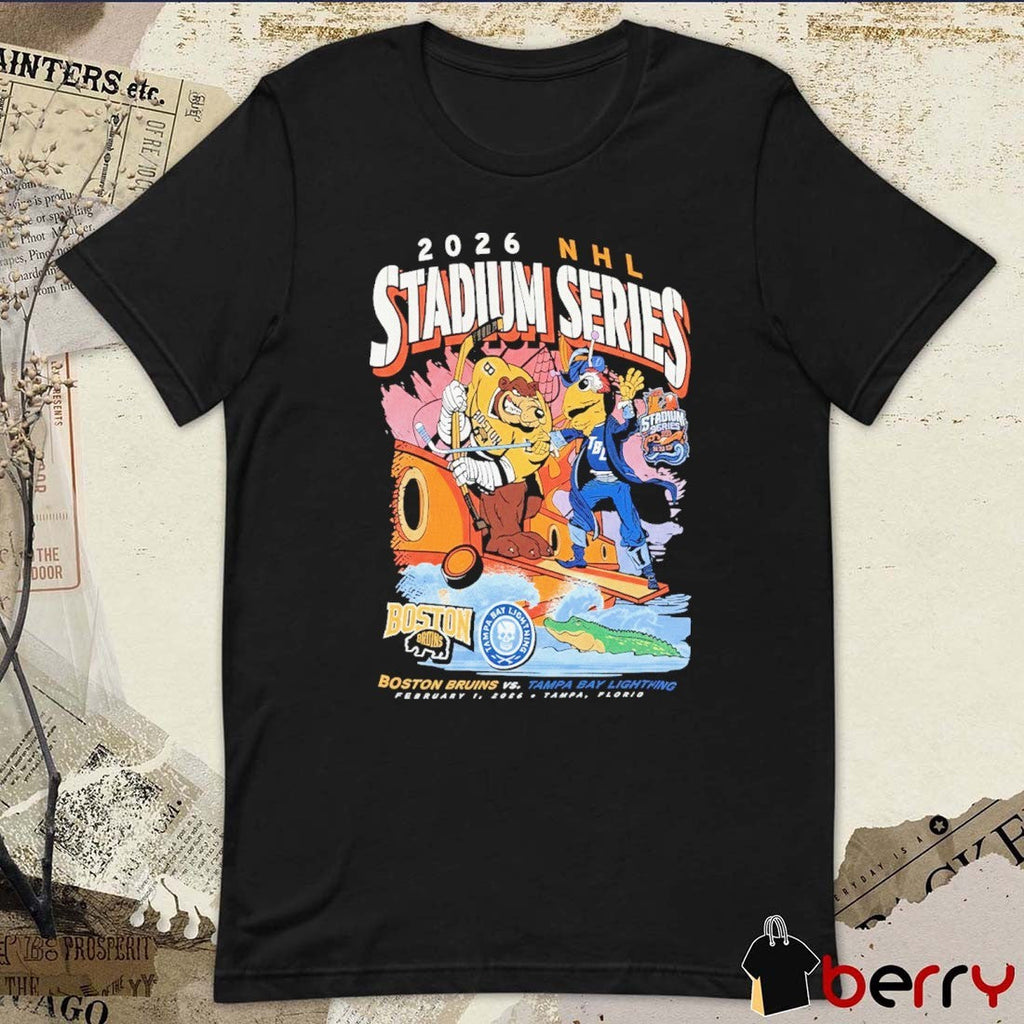 2026 NHL Stadium Series Boston Bruins Vs Tampa Bay Lightning February 1 2026 t-shirt