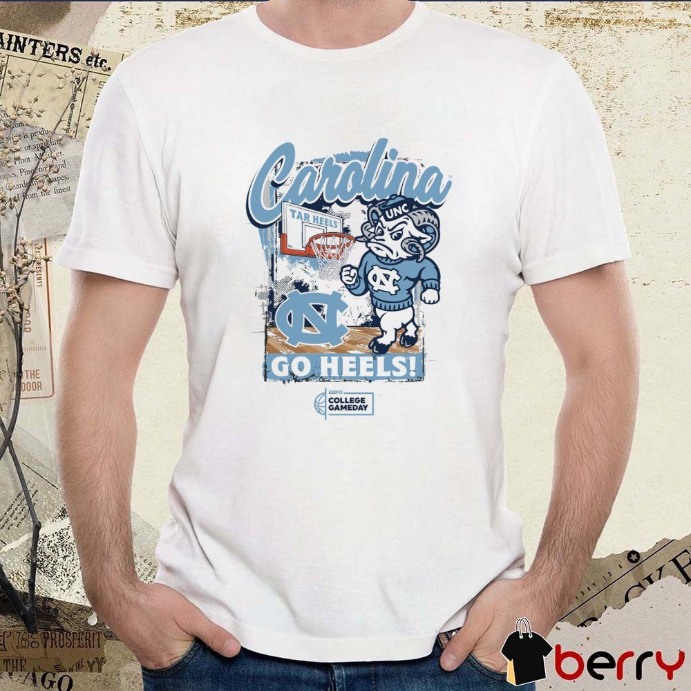 2026 North Carolina Tar Heels College Gameday Go Heels Mascot t-shirt