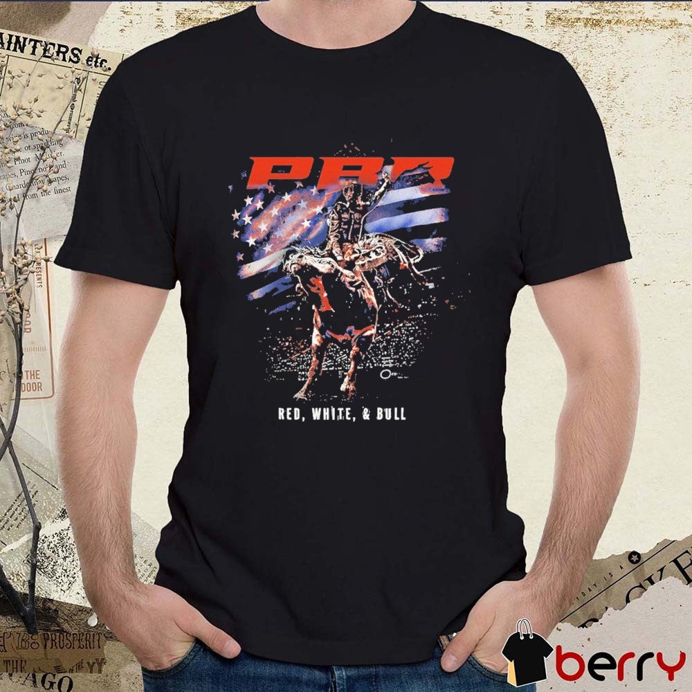 2026 PBR Professional Bull Riders Red, White and Bull Spotlight t-shirt