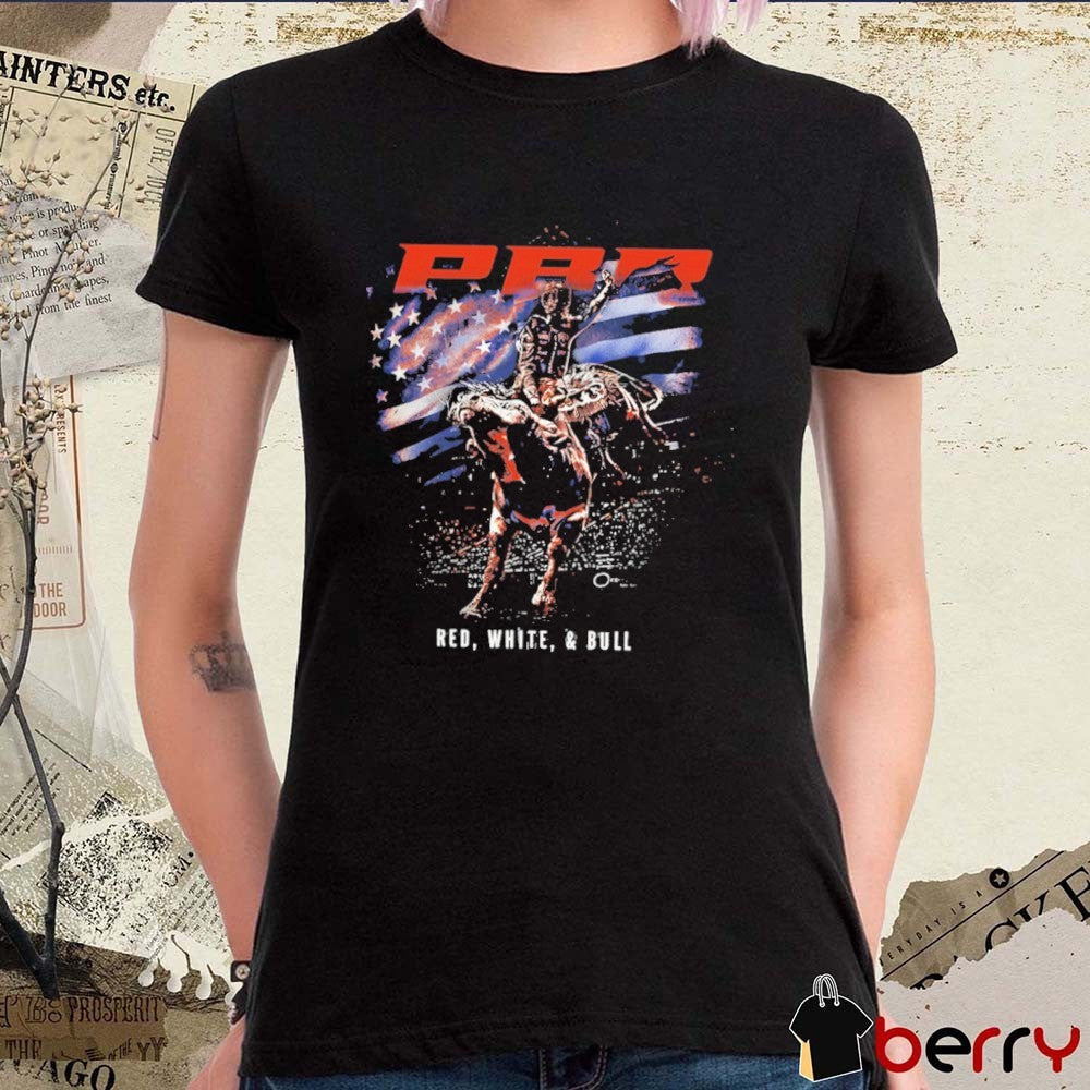 2026 PBR Professional Bull Riders Red, White and Bull Spotlight t-shirt