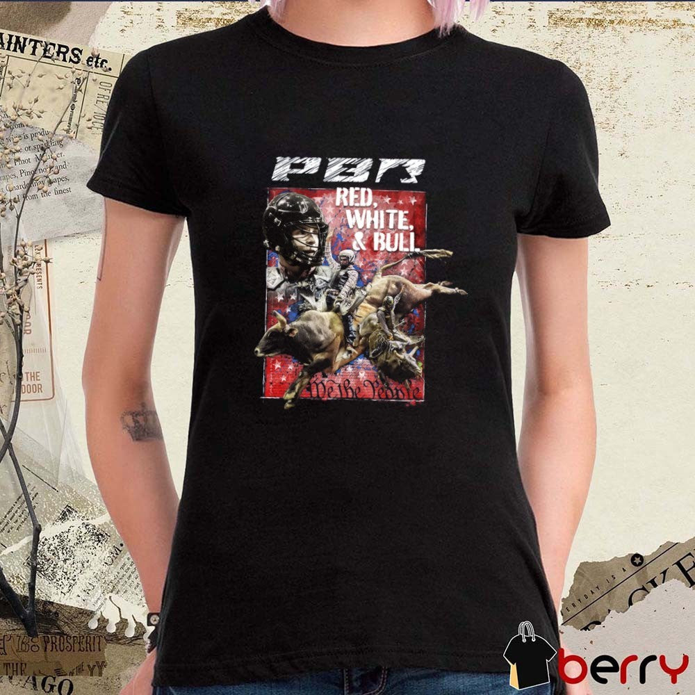 2026 PBR Professional Bull Riders Red, White and Bull We The People t-shirt