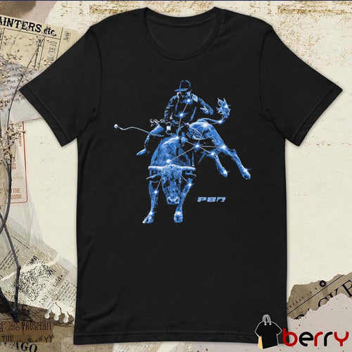 2026 PBR Space Cowboy Online Exclusive Bull Rider Graphic t-shirt