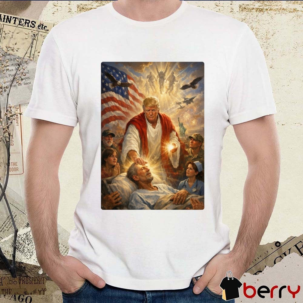 2026 Pope Leo XIV President Trump Jesus Christ Artwork t-shirt