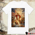 2026 Pope Leo XIV President Trump Jesus Christ Artwork t-shirt