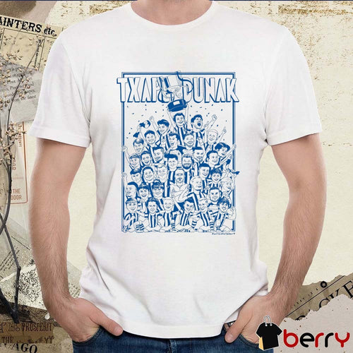 2026 Spanish Football Club Real Sociedad Txapeldunak Artwork t-shirt