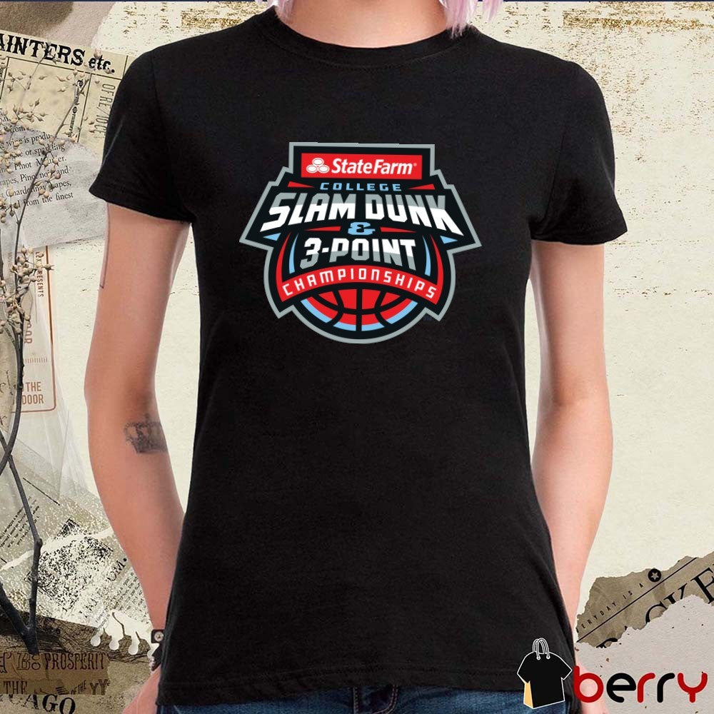2026 State Farm College Slam Dunk & 3-Point Championships Logo t-shirt