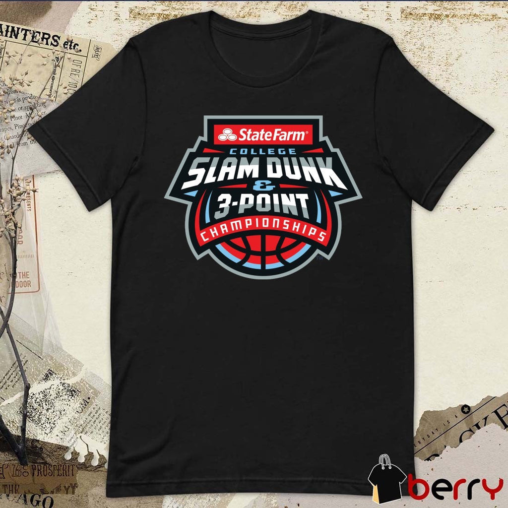 2026 State Farm College Slam Dunk & 3-Point Championships Logo t-shirt