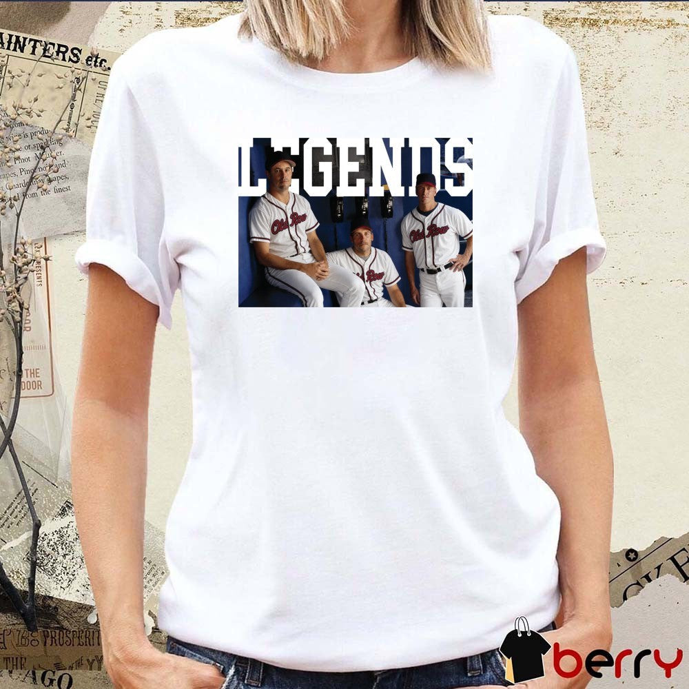 2026 The Big Three Tom Glavine, Greg Maddux, and John Smoltz Atlanta Braves t-shirt