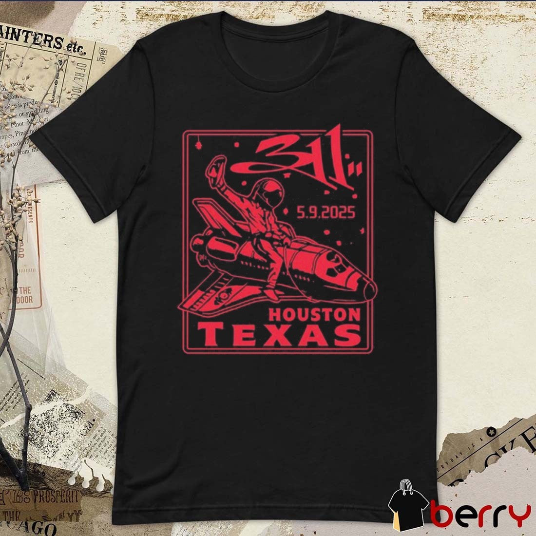 311 Houston Texas May 9 2025 Tour t-shirt