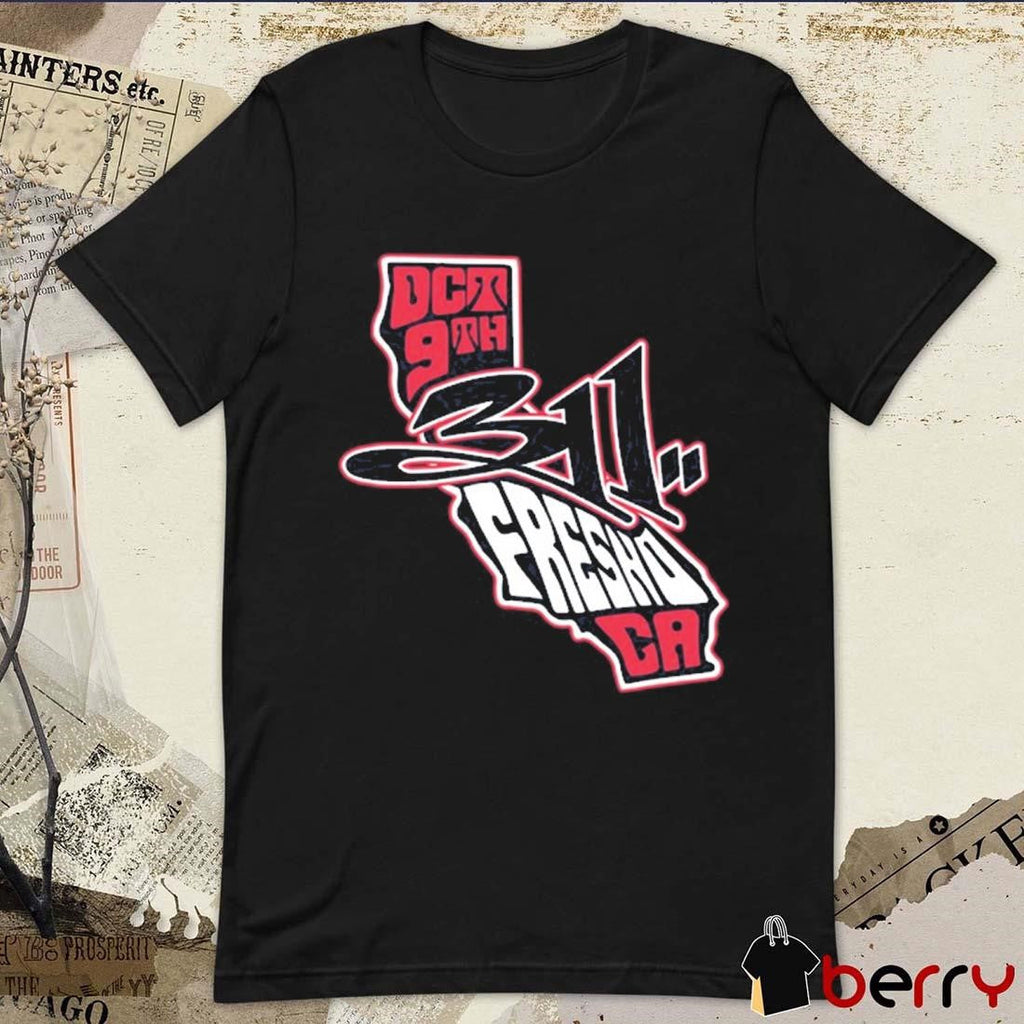311 Show In Fresno At Big Fresno Fair Oct 9 2024 Event t-shirt
