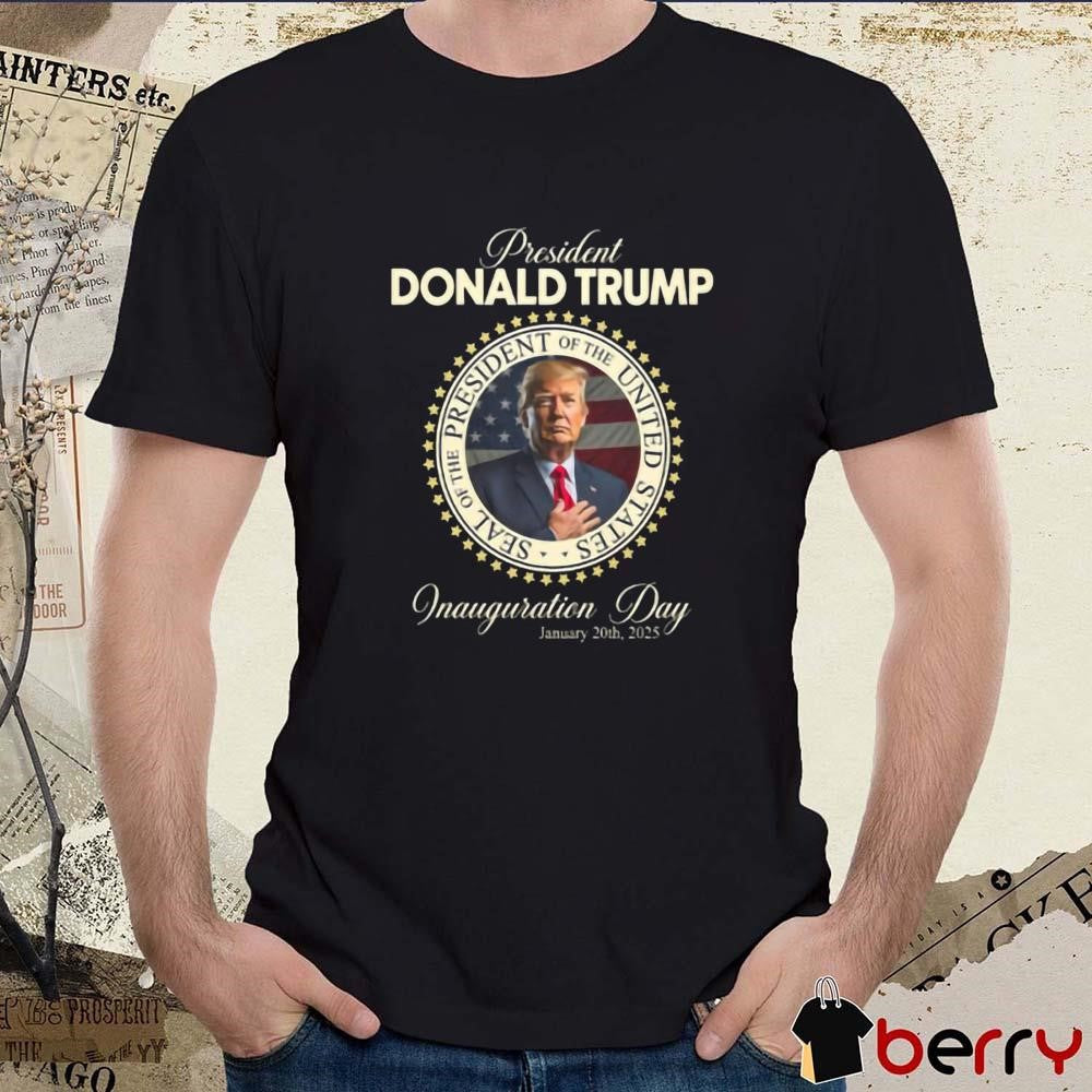 47th Seal Of The President Donald Trump Inauguration Day January 20th 2025 United States Vintage Retro t-shirt