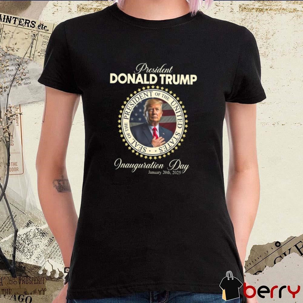 47th Seal Of The President Donald Trump Inauguration Day January 20th 2025 United States Vintage Retro t-shirt