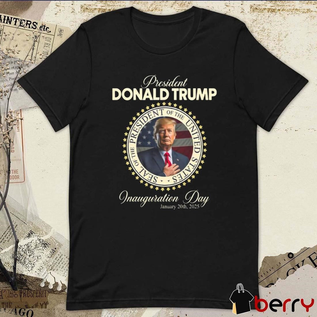 47th Seal Of The President Donald Trump Inauguration Day January 20th 2025 United States Vintage Retro t-shirt