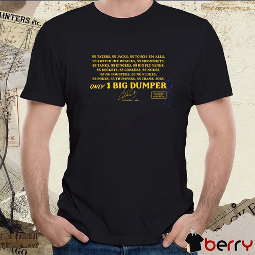 55 Dumpers Single Season Switch-Hit Home Run Record Cal Raleigh Seattle Mariners Signature t-shirt