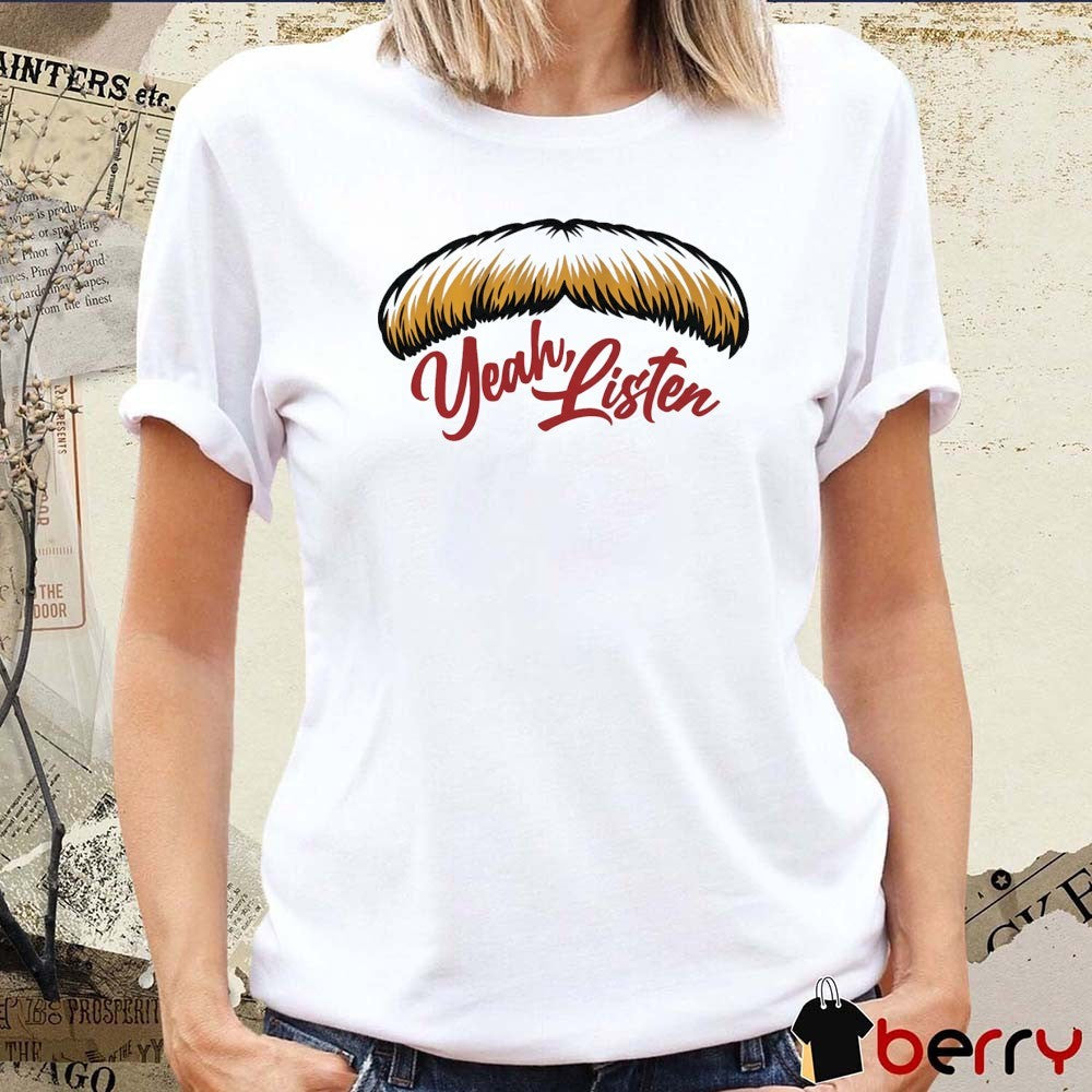 96.5 The Fan Fescoe and Dusty Yeah Listen t-shirt