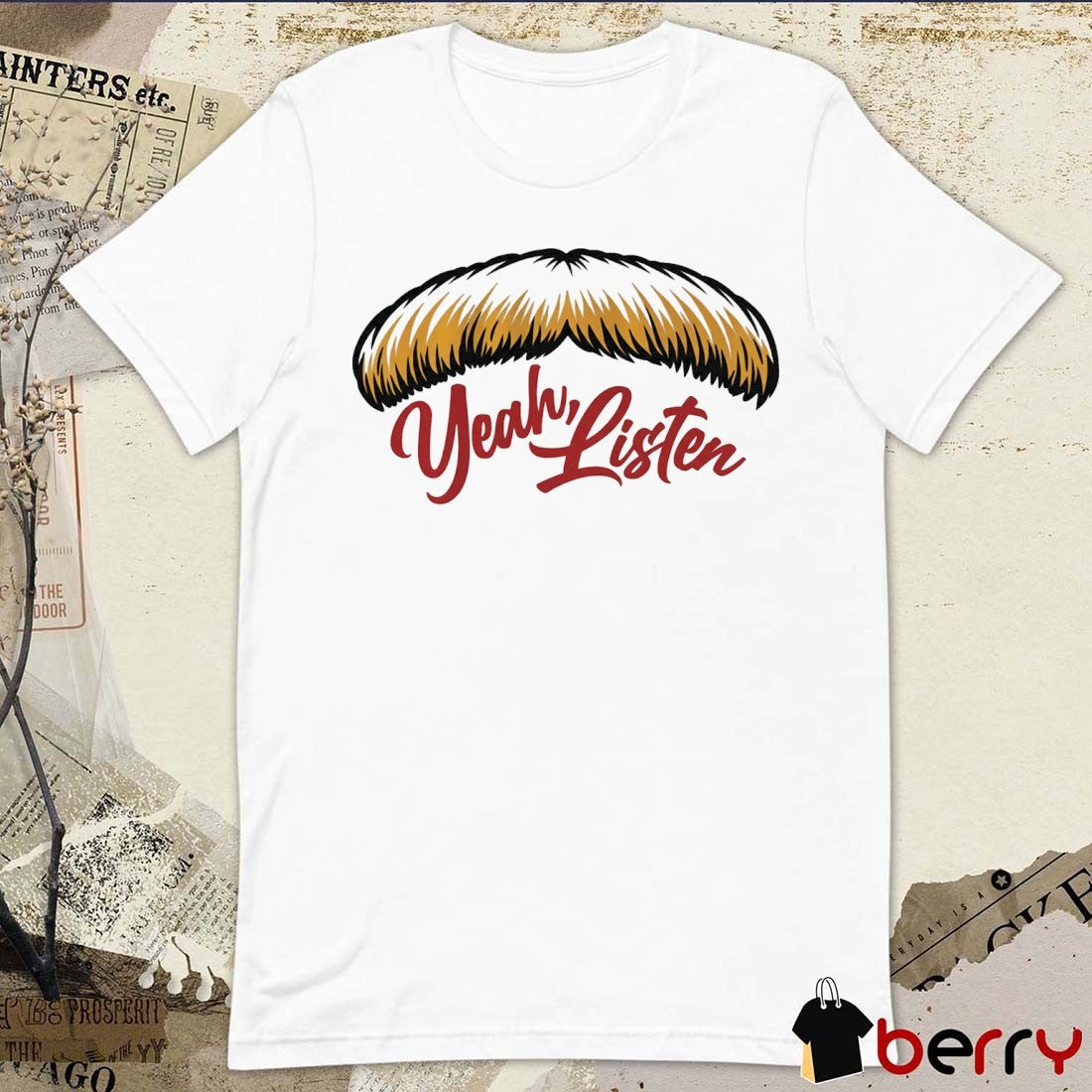 96.5 The Fan Fescoe and Dusty Yeah Listen t-shirt