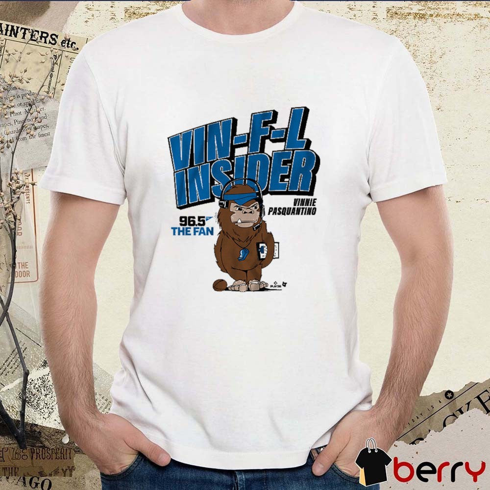 96.5 The Fan The Vin-F-L Insider Vinnie Pasquantino Fanart t-shirt