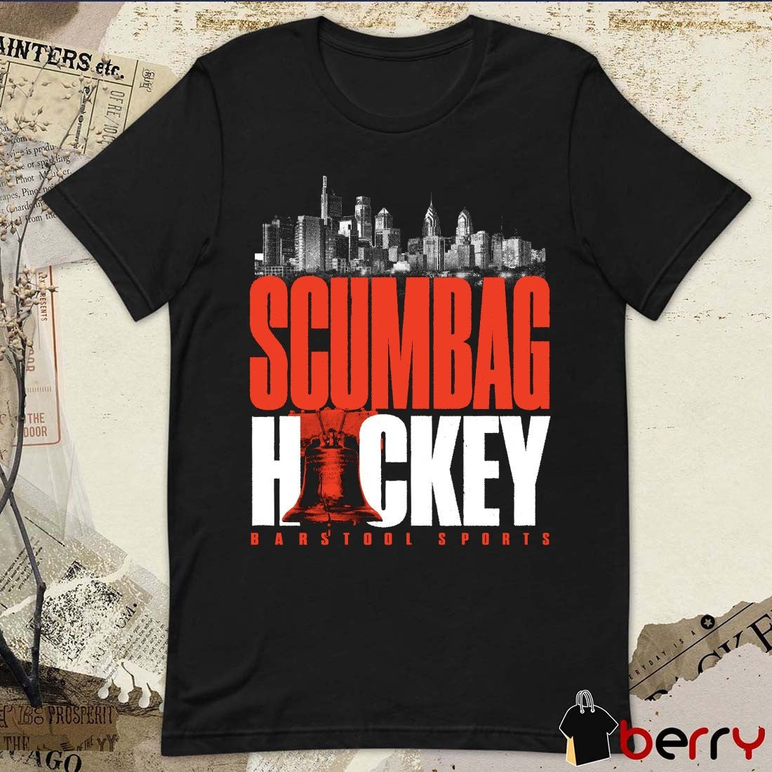 A City Of Scumbags Hockey Barstool Sports City Line Philadelphia 2026 t-shirt