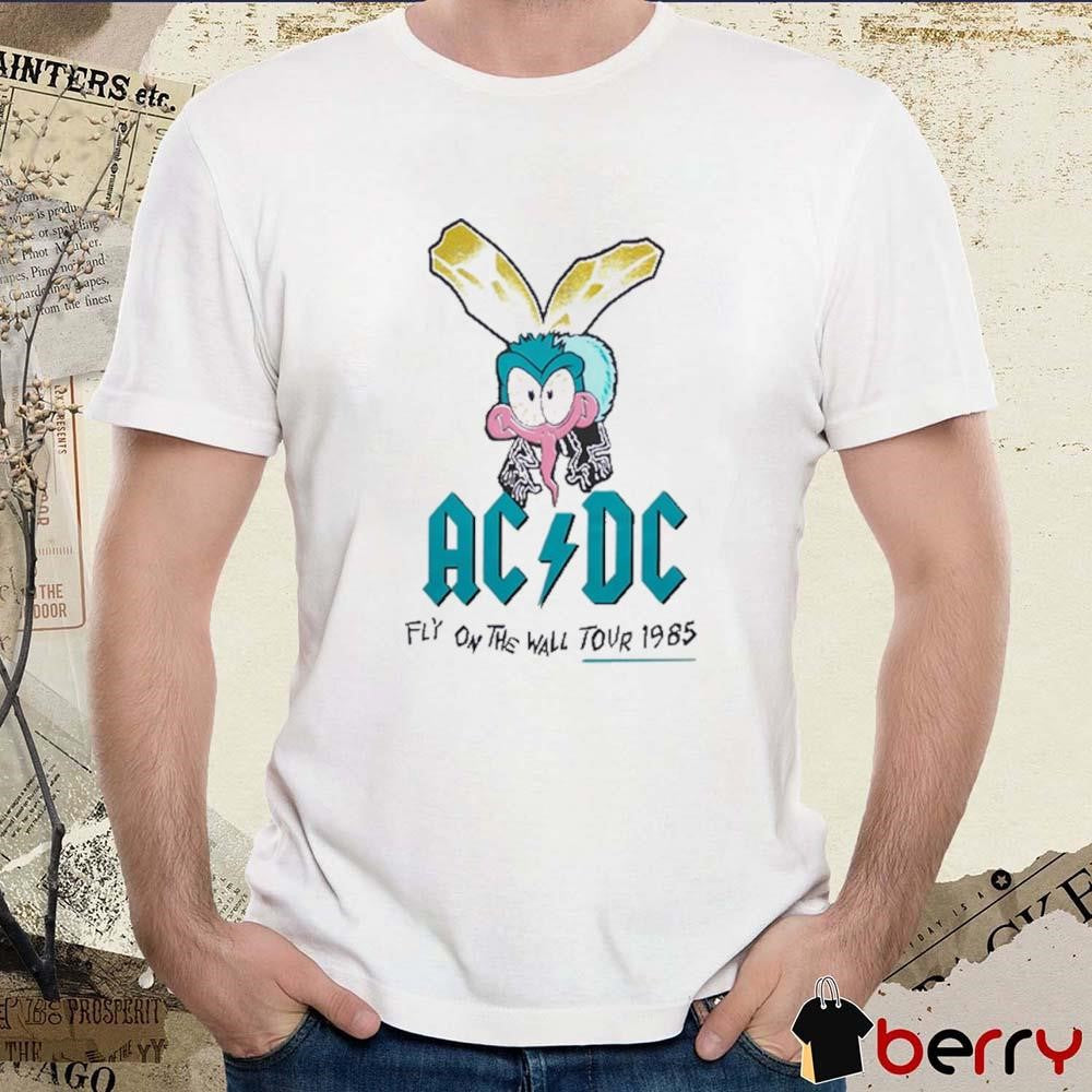 AC DC Fly On The Wall Tour 1985 Painting t-shirt