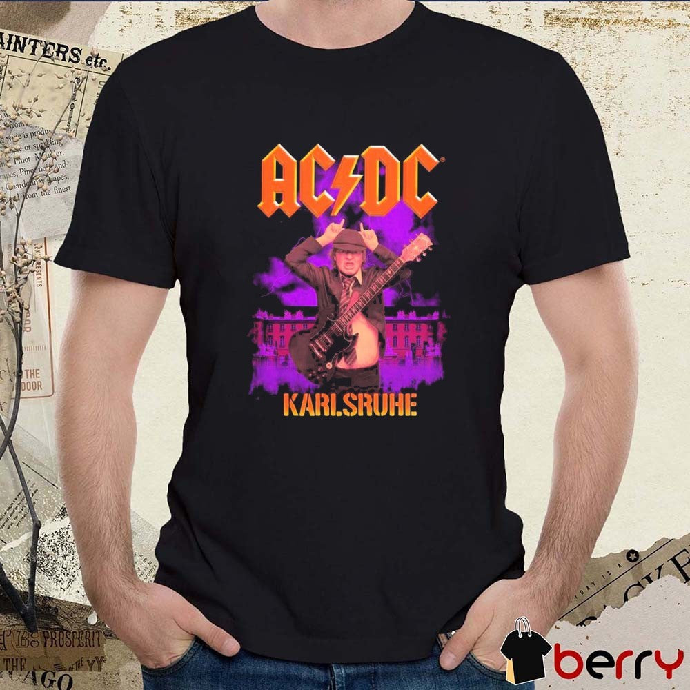 AC DC Karlsruhe Messe PWR UP Event Tour Let There Be Rock August 17 2025 t-shirt