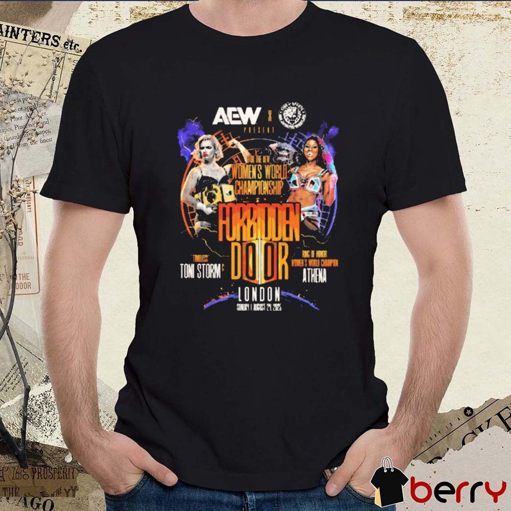 AEW Forbidden Door August 24 2025 Matchup Toni Storm vs Athena Women’s World Championship t-shirt