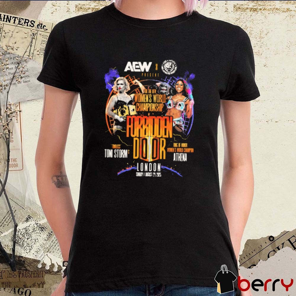 AEW Forbidden Door August 24 2025 Matchup Toni Storm vs Athena Women’s World Championship t-shirt