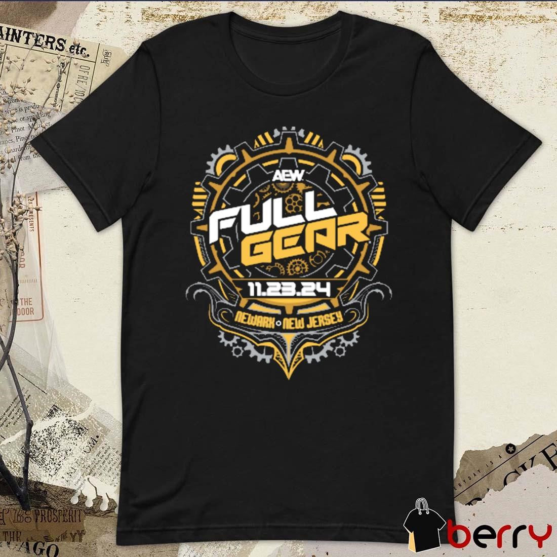 AEW Full Gear 11 23 2024 Event Newark New Jersey t-shirt