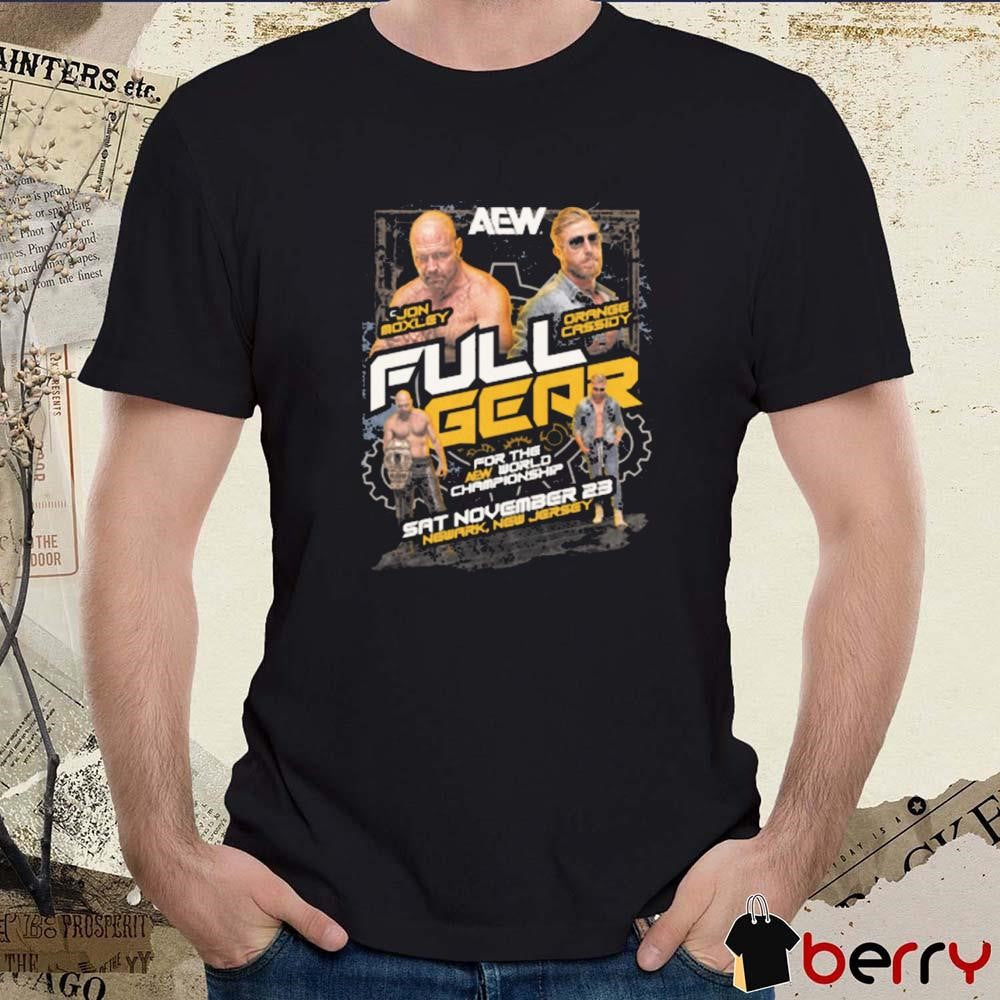 AEW Full Gear 2024 Matchup – Jon Moxley vs Orange Cassidy For The AEW World Championship Nov 23 t-shirt