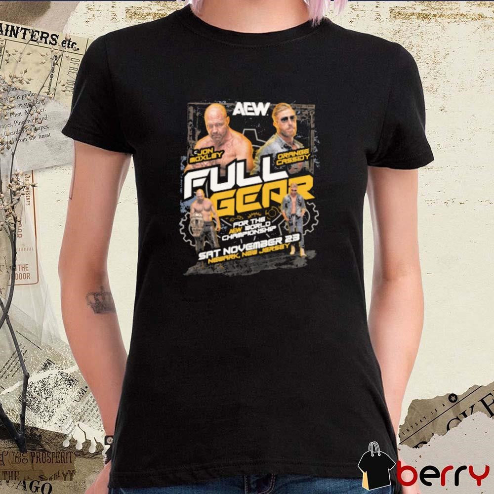 AEW Full Gear 2024 Matchup – Jon Moxley vs Orange Cassidy For The AEW World Championship Nov 23 t-shirt
