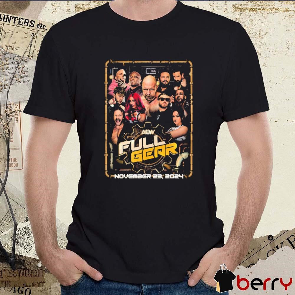 AEW Full Gear November 23 2024 Poster t-shirt