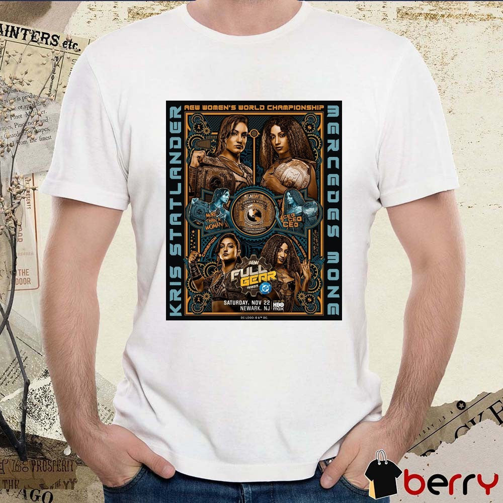 AEW Full Gear Women’s World Championship November 22 2025 in Newark, NJ Poster t-shirt