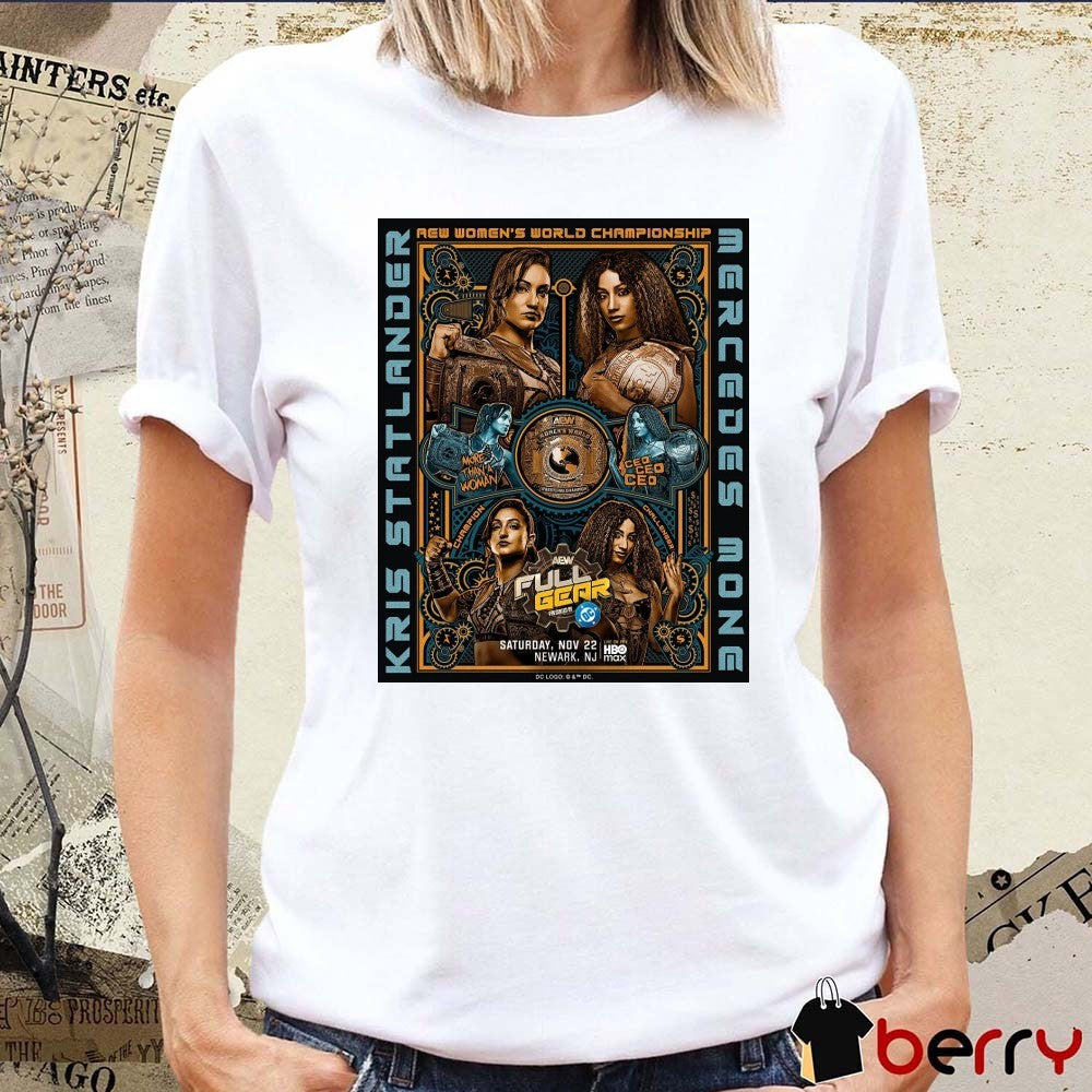 AEW Full Gear Women’s World Championship November 22 2025 in Newark, NJ Poster t-shirt