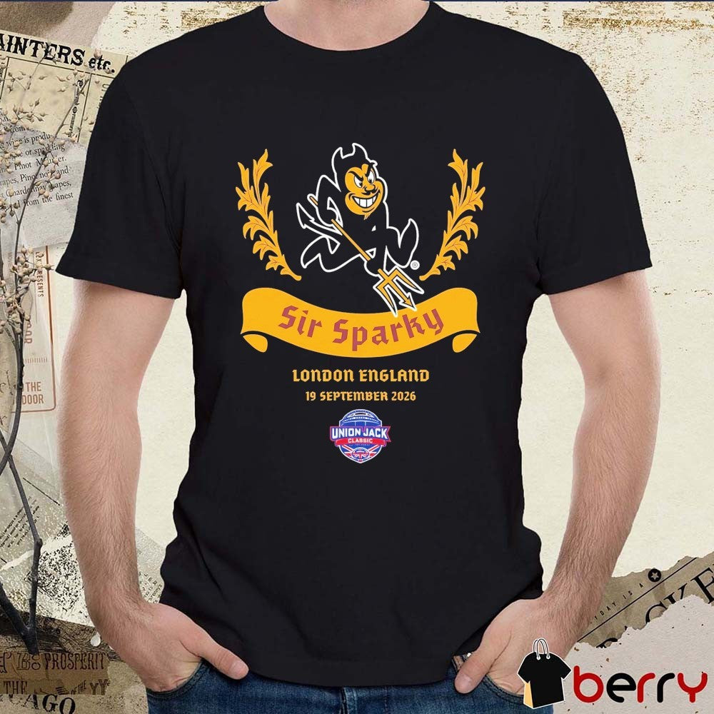ASU Sir Sparky UJC London England MRN September 19 2026 t-shirt