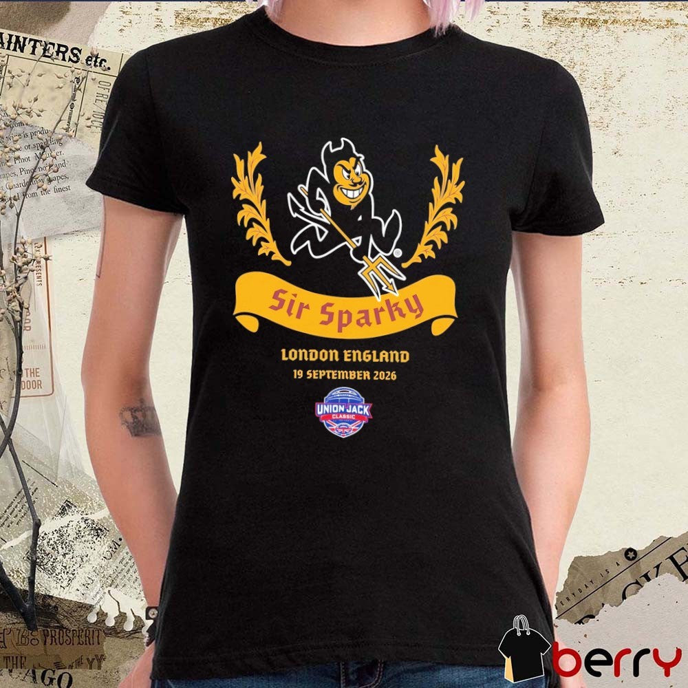ASU Sir Sparky UJC London England MRN September 19 2026 t-shirt