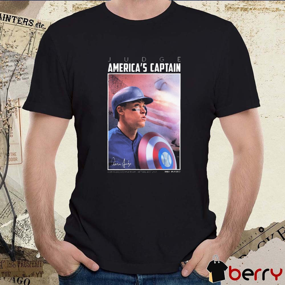 Aaron Judge America’s Captain USA Team Captain WBC 2026 Signature t-shirt