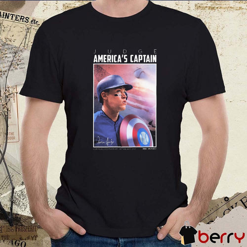 Aaron Judge America’s Captain USA Team Captain WBC 2026 Signature t-shirt