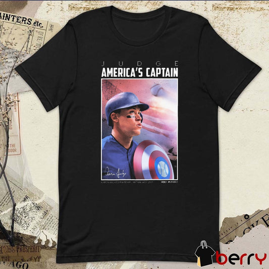 Aaron Judge America’s Captain USA Team Captain WBC 2026 Signature t-shirt