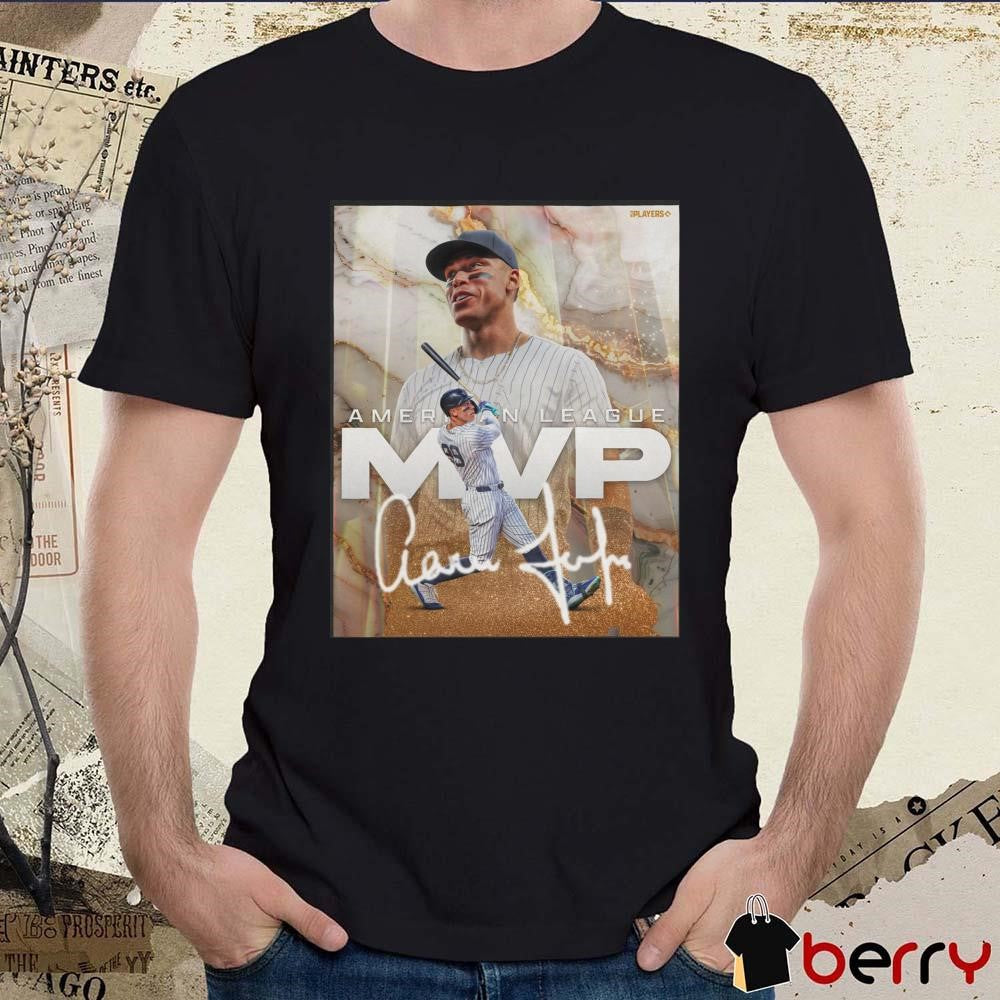 Aaron Judge MVP ’24 American League New York Yankees MLB Signature Poster t-shirt